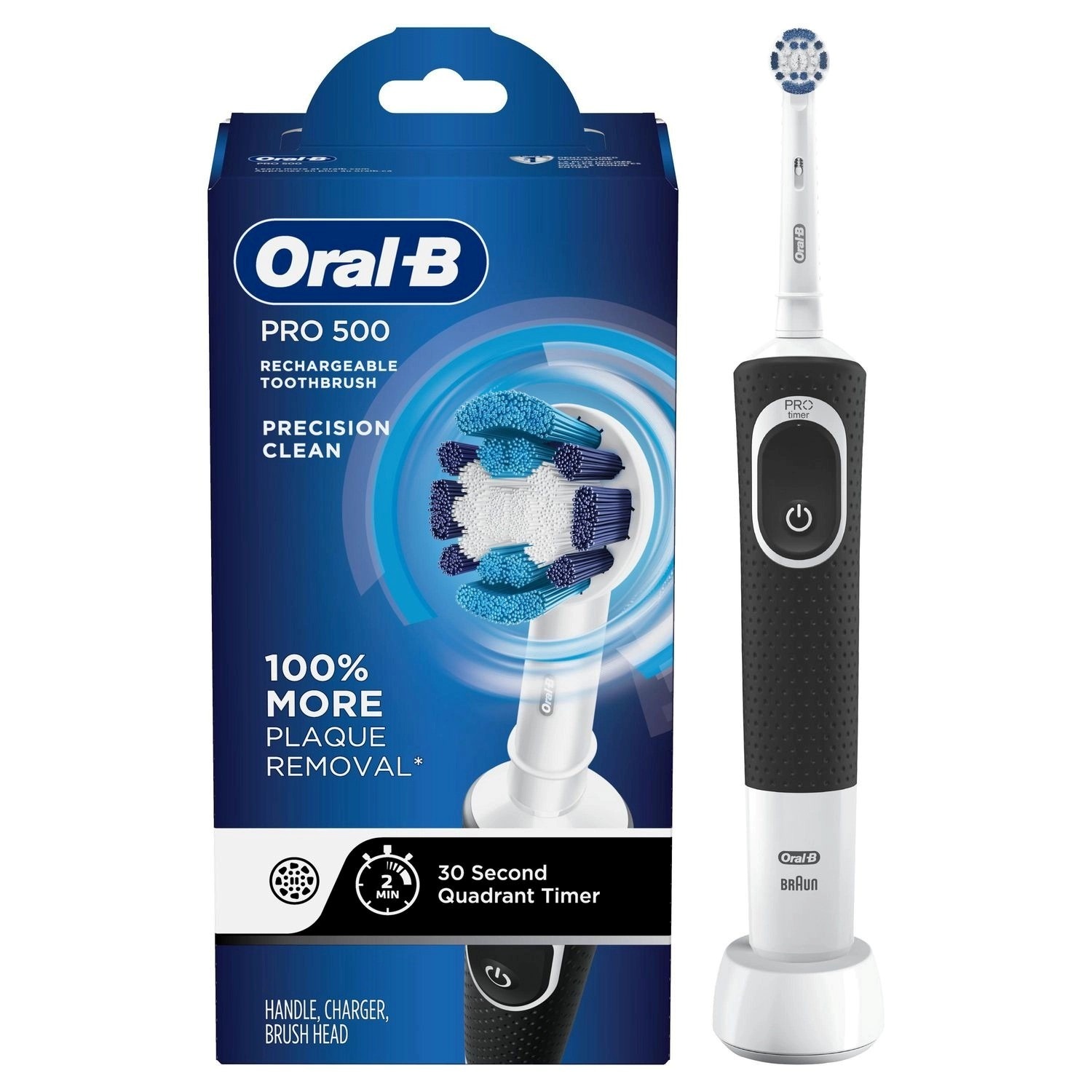 Free Oral-B Pro 500 rechargeable electric toothbrush for new patients